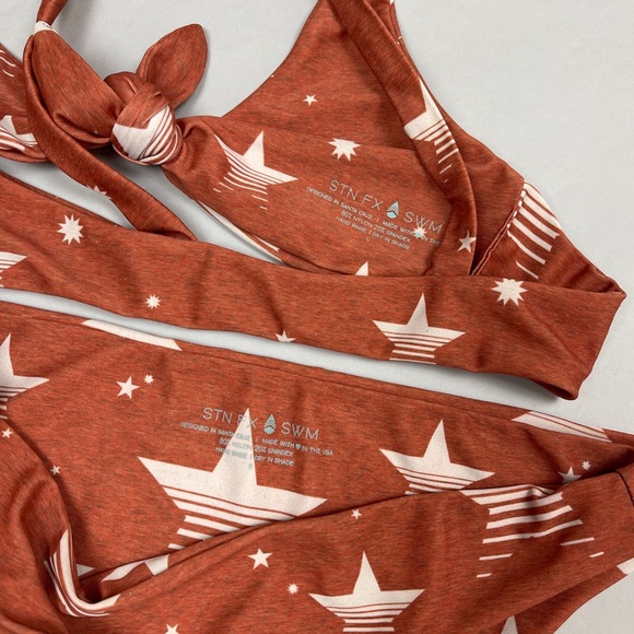 Stone Fox Swim Retro Star Bikini SET - Picture 4 of 11